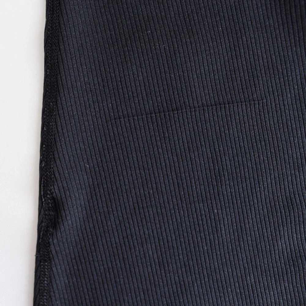 Nike Dri-Fit Slim Fit Black Ribbed Tank Top
